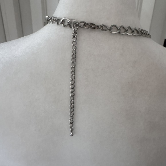 Vtg‎ Chunky Beaded Long Statement Necklace Pink Flower Beads Artsy Retro Y2k - Picture 4 of 6